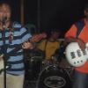 Partners in crime, long time bandmates Gilbert (left) and Jovy(right) and Kots (drums) dishing out fantastic hits of the yesteryears for a Birthday Party celebration in Caloocan Feb 2009