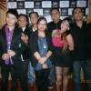 Linda of Ace with Kulay Grey Band after a night of succesful presentation